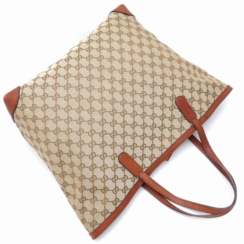 Gucci Gg Canvas  Gg Canvas Leather Tote Bag (Pre-Owned) - Barde - Image 3