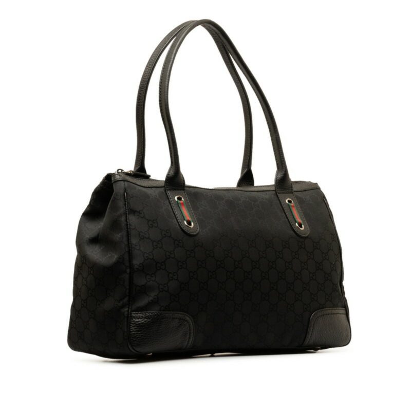 Gucci  Nylon Leather Handbag Tote Bag (Pre-Owned) - Barde - Image 2