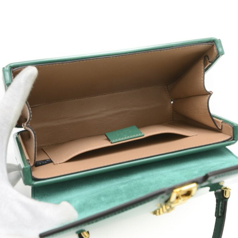 Gucci  Patent Leather Handbag Shoulder Bag (Pre-Owned) - Barde - Image 4