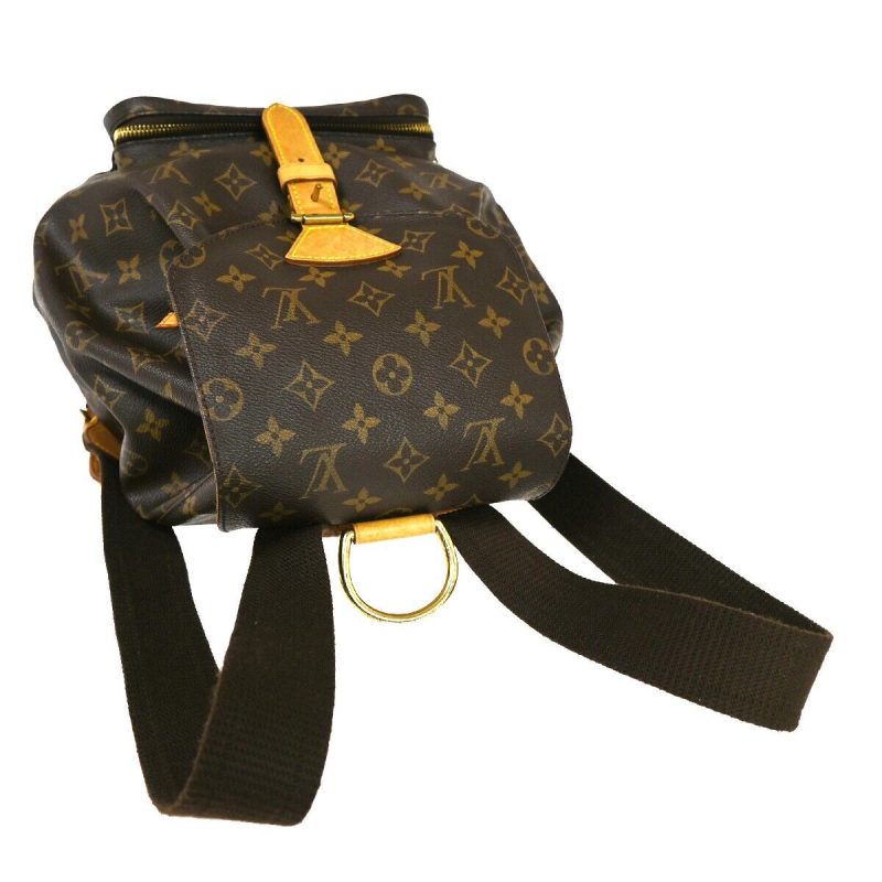 Louis Vuitton Montsouris Gm  Canvas Backpack Bag - Barde - Image 4