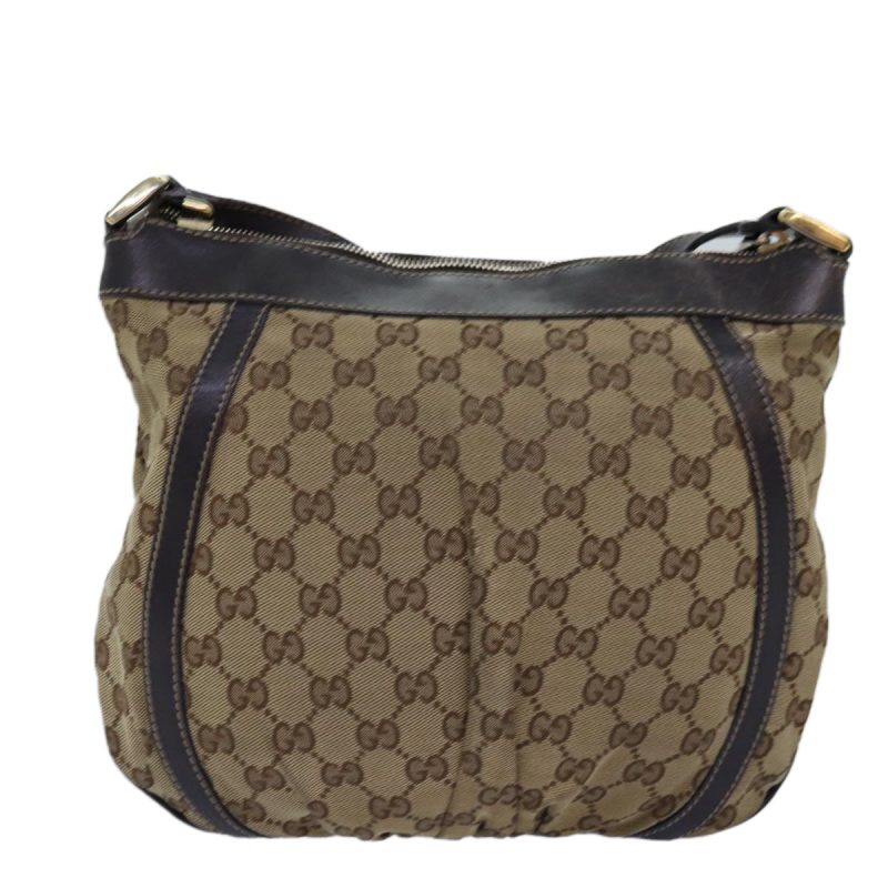 Gucci Gg Canvas Shoulder Bag Beige - Barde - Image 2