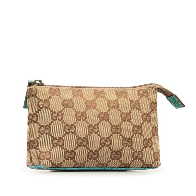 Gucci Gg Canvas  blue Gg Canvas Pouch (Pre-Owned) - Barde - Image 2