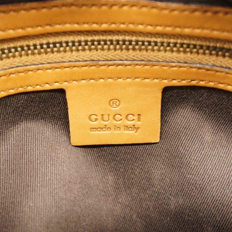 Gucci   Canvas Suede Handbag (Pre-Owned) - Barde - Image 5