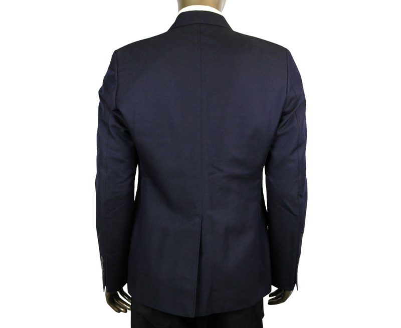 Gucci Men's 2 Button blue Cotton / Wool / Mohair Dylan'60 Selvage Jacket - Barde - Image 4