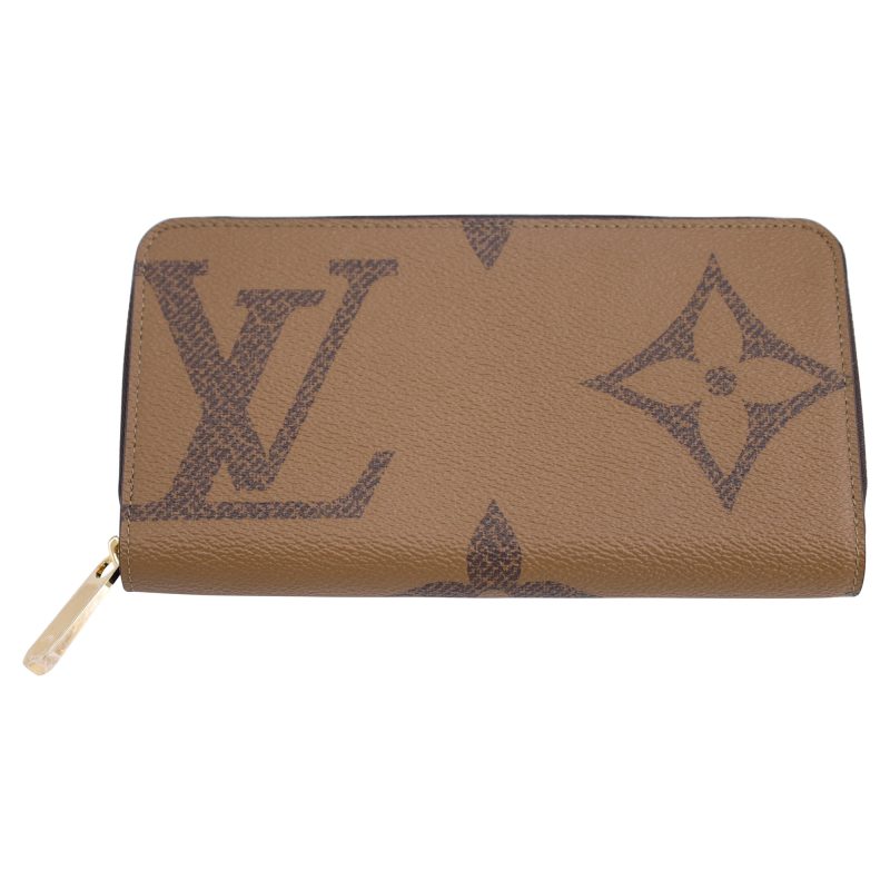 Louis Vuitton Reverse Monogram Giant Zippy Wallet in Brown Canvas - Barde - Image 4