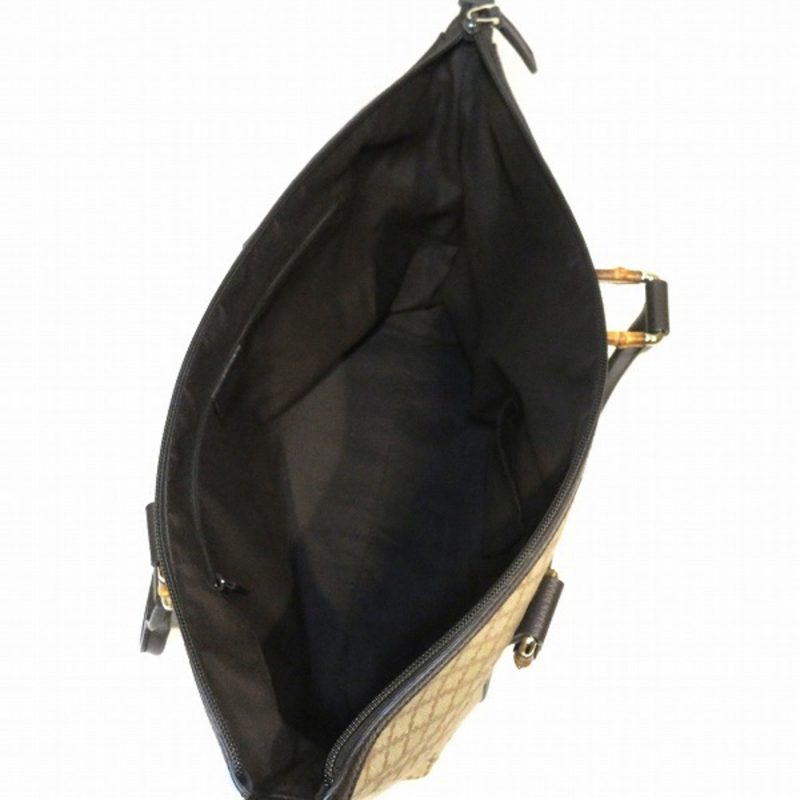 Gucci Diamante   Canvas Leather Tote Bag (Pre-Owned) - Barde - Image 6