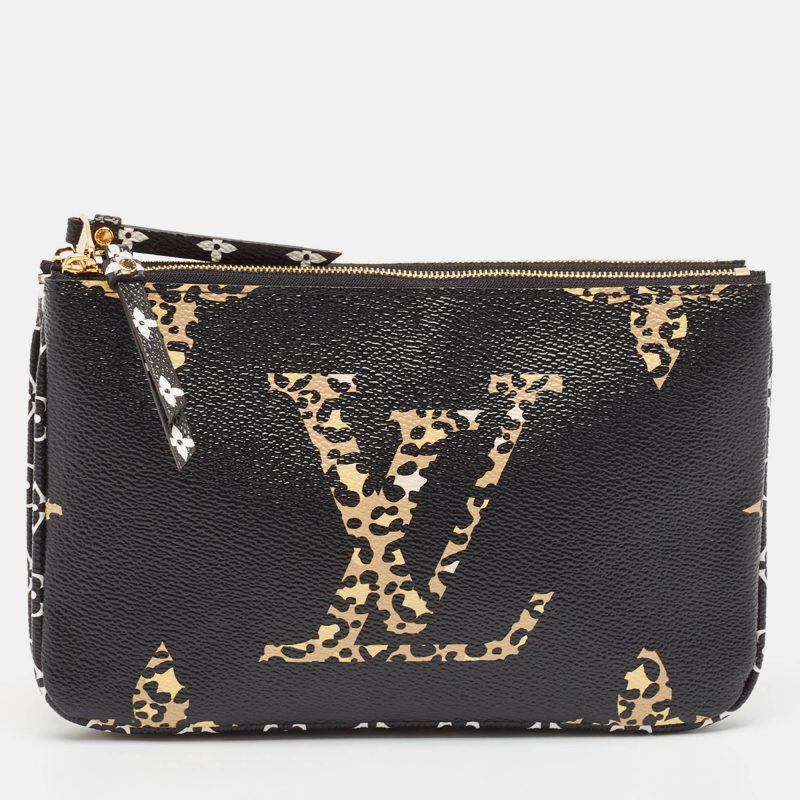 Louis Vuitton Multicolor Giant Monogram Canvas Jungle Double Zip Pochette - Barde