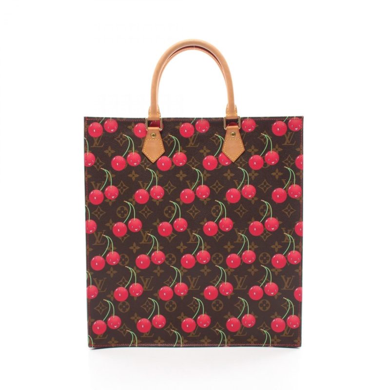 Louis Vuitton Sac Plat Handbag Monogram Cherry - Barde