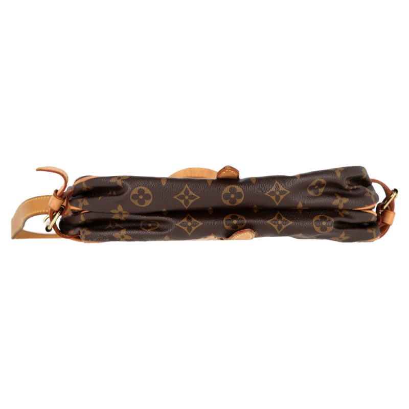 Louis Vuitton Saumur 30 Monogram Shoulder Bag in Brown Coated Canvas - Barde - Image 3