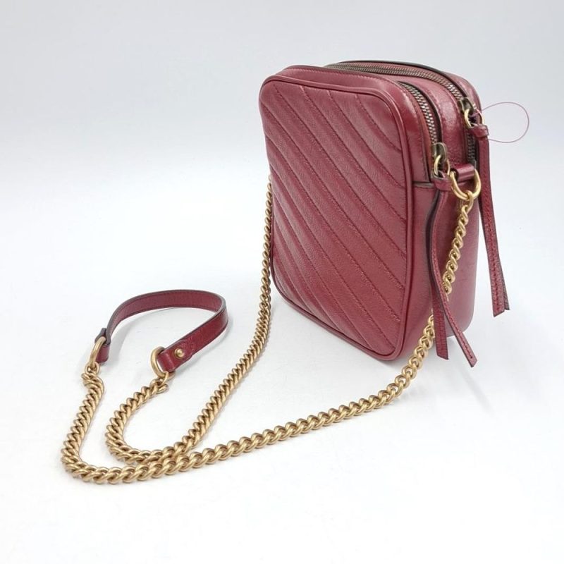 Gucci Marmont Chain Cross Bag - Barde - Image 2