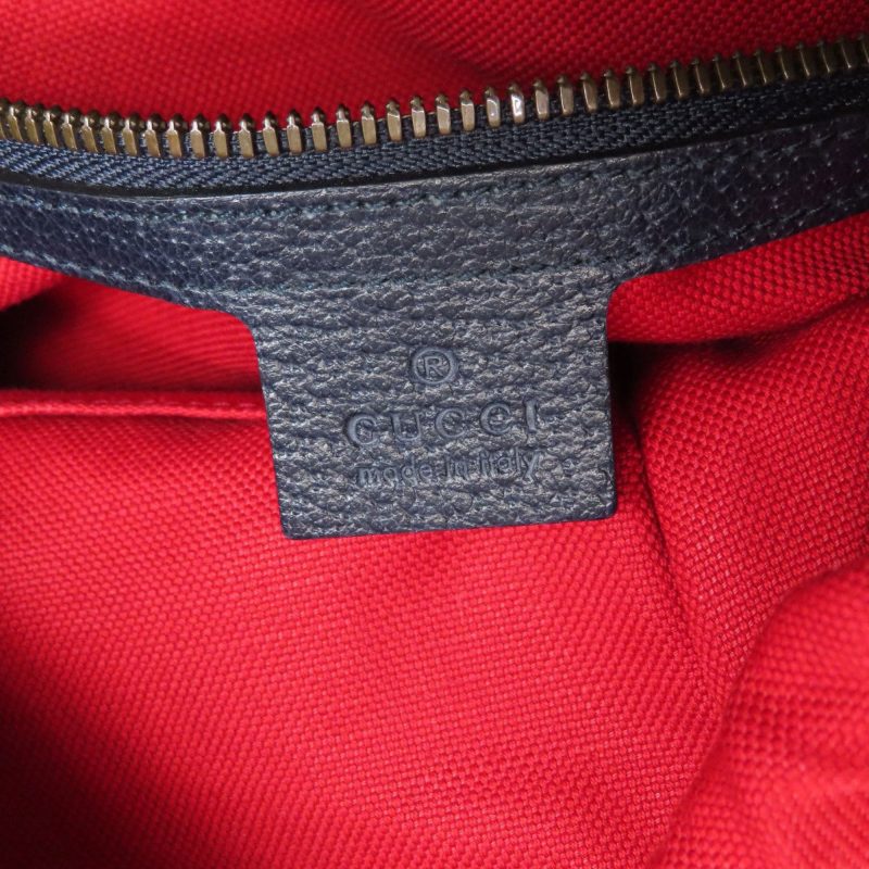 Gucci Navy  Color Wool Backpack (Pre-Owned) - Barde - Image 6