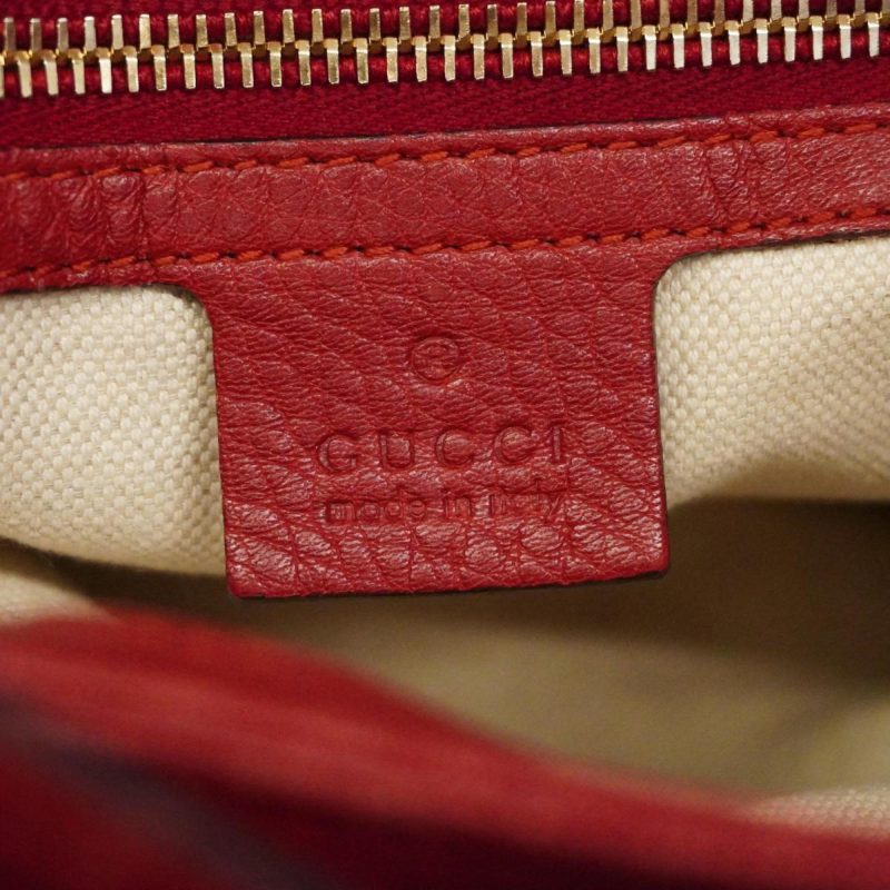 Gucci Bamboo  Leather Handbag () - Barde - Image 6