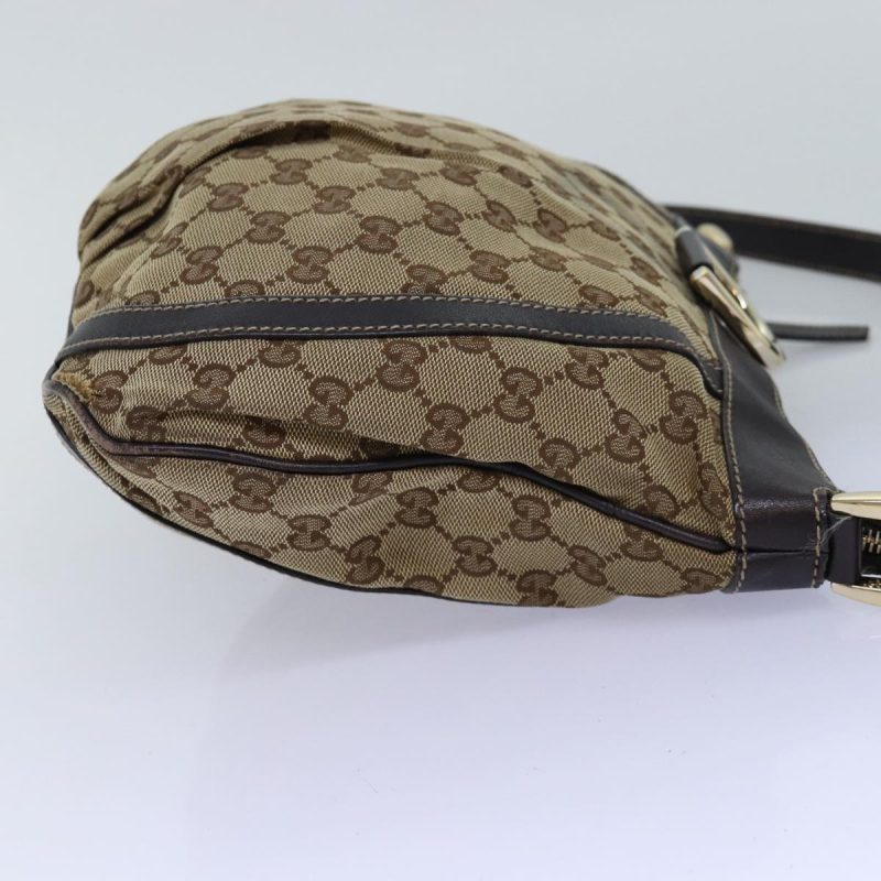 Gucci Gg Canvas Shoulder Bag Beige - Barde - Image 4