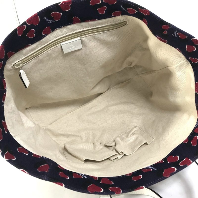 Gucci Heart  Canvas Tote Bag () - Barde - Image 5