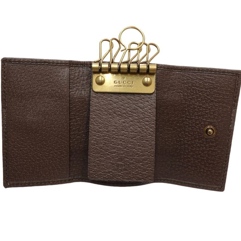 Gucci  Canvas Leather Keycase (Pre-Owned) - Barde - Image 6