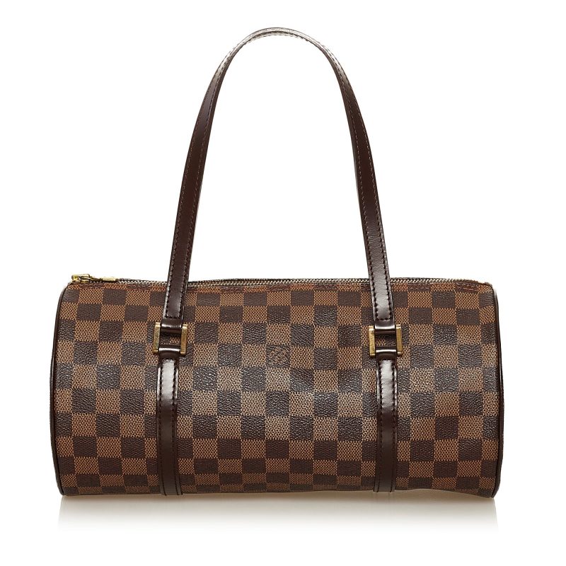 Louis Vuitton Damier Ebene Papillon Canvas Handbag - Barde