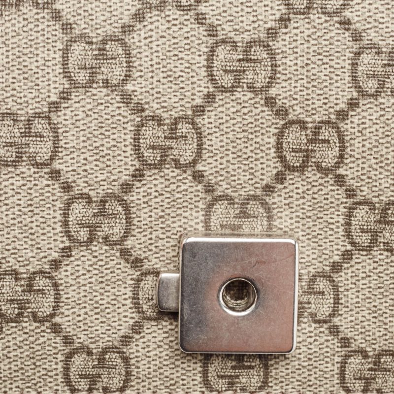 Gucci Red/beige Gg Supreme Canvas And Suede Mini Dionysus Shoulder Bag - Barde - Image 5