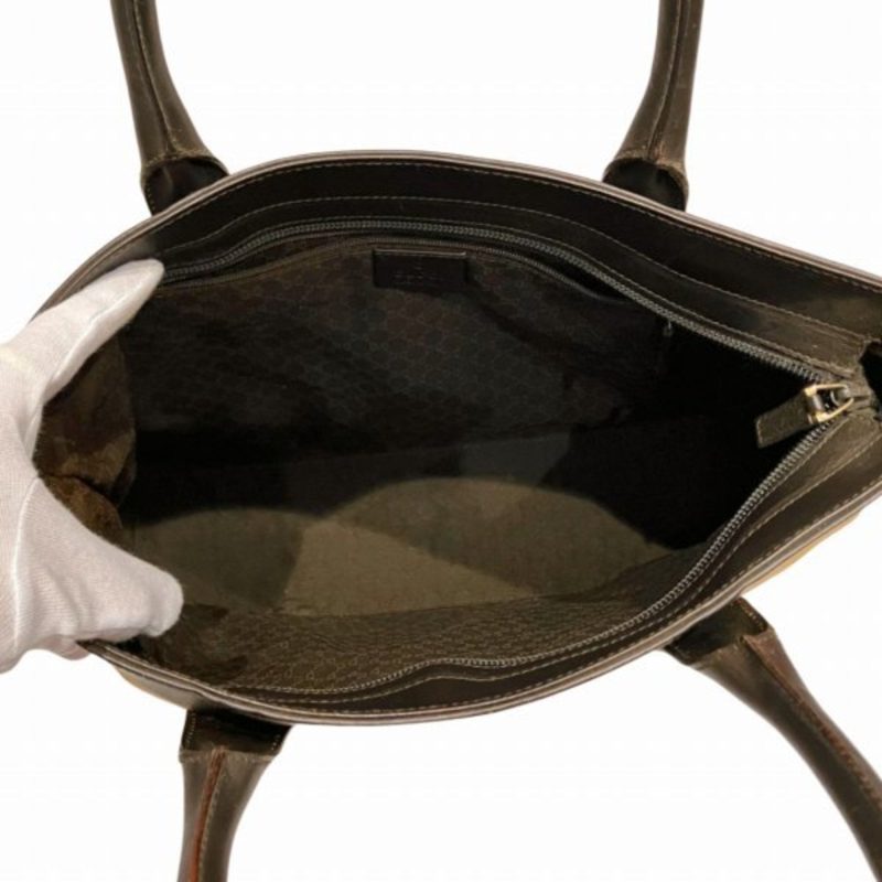Gucci   Canvas Leather Handbag Tote Bag (Pre-Owned) - Barde - Image 5