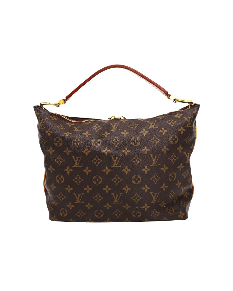Louis Vuitton Monogram MM Sully Hand Bag in Brown Canvas Leather - Barde - Image 2
