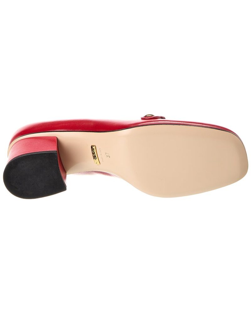 Gucci Sylvie Leather Pump - Barde - Image 4