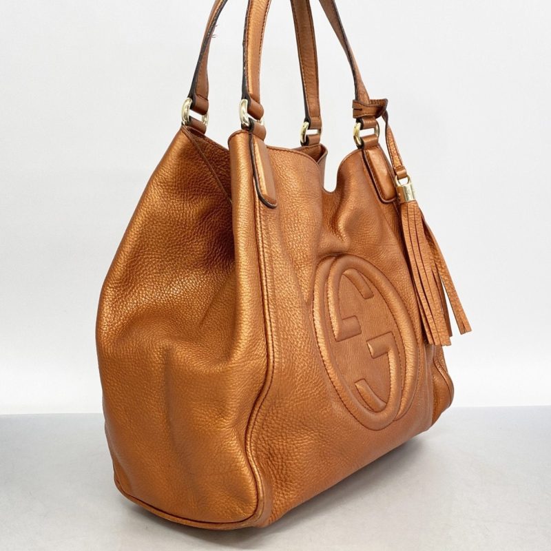 Gucci  Leather Tote Bag (Pre-Owned) - Barde - Image 2