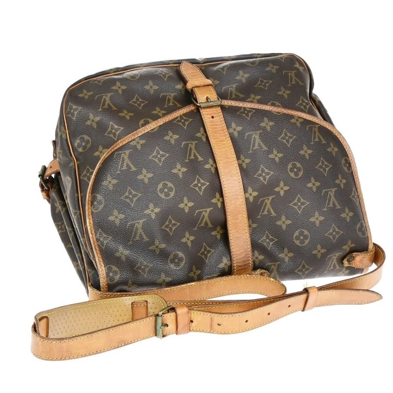 Louis Vuitton Saumur 35  Canvas Shoulder Bag - Barde - Image 4