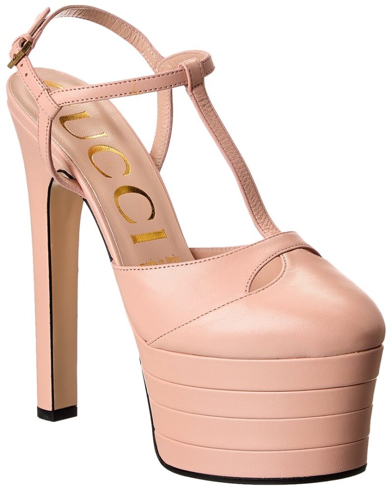 Gucci Leather Platform Pump - Barde