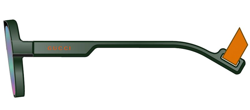 Gucci GG1239S 003 Aviator Sunglasses - Barde - Image 3
