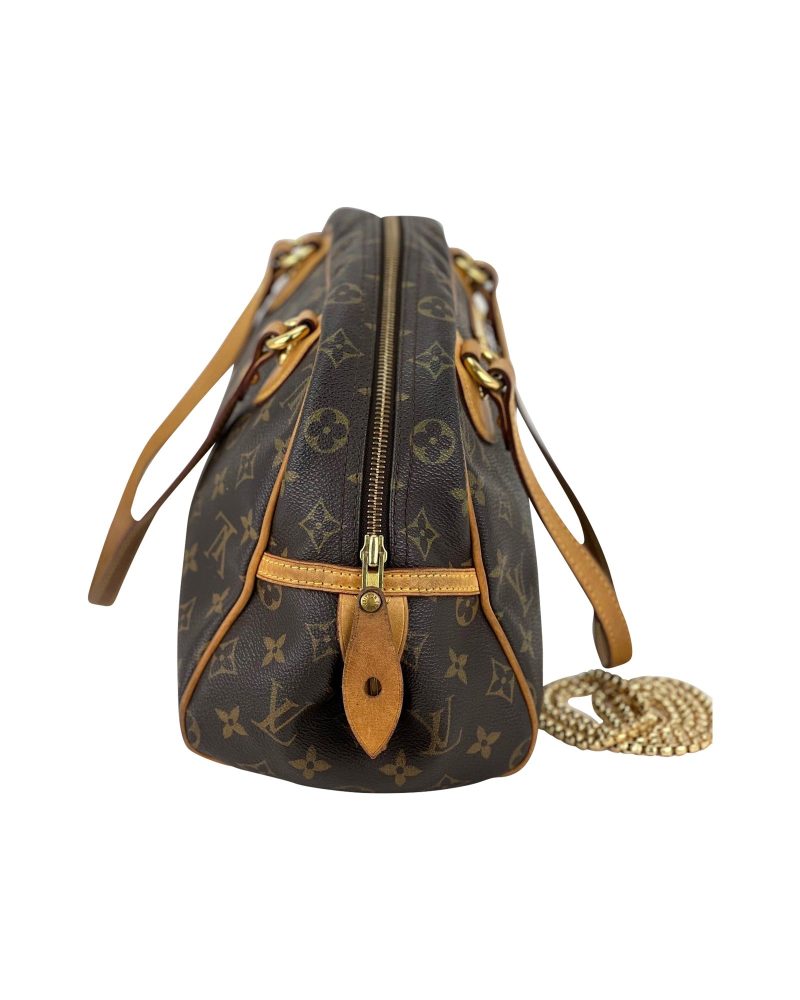 LOUIS VUITTON MONTORGUEIL PM  Monogram Canvas Shoulder Hand Bag Added Strap Pre owned - Barde - Image 4