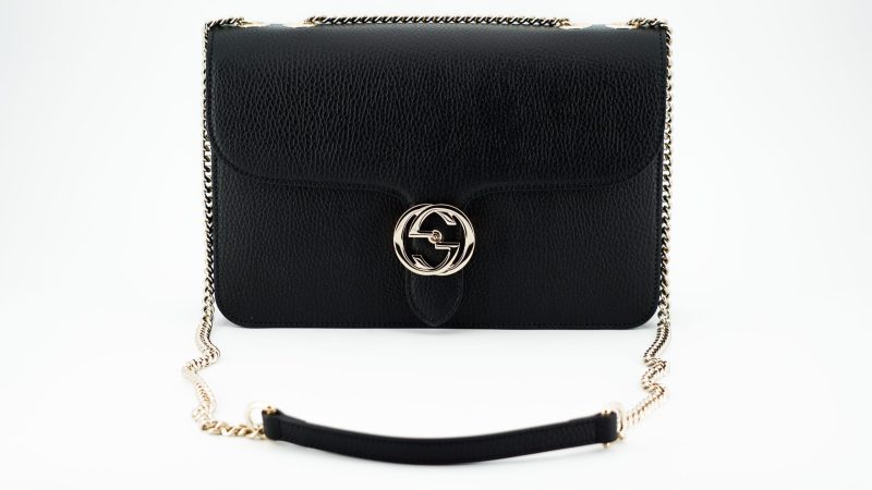 Gucci Elegant Calf Leather Shoulder Women's Bag - Barde