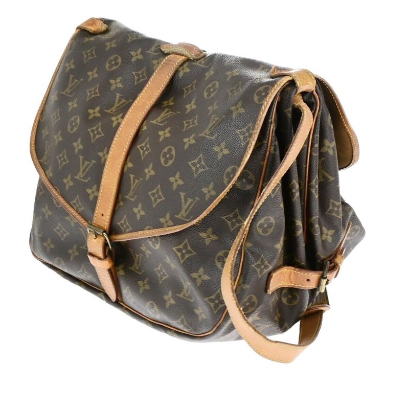 Louis Vuitton Saumur 35  Canvas Shoulder Bag - Barde - Image 2