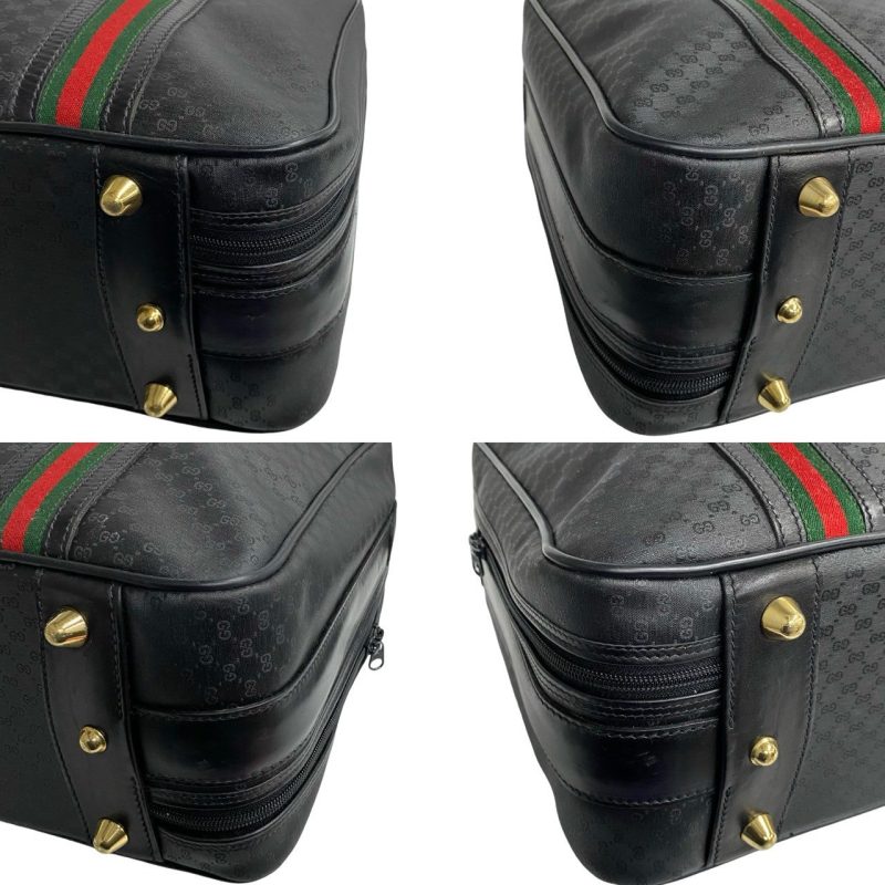 Gucci Micro GG Leather Boston Bag - Barde - Image 8