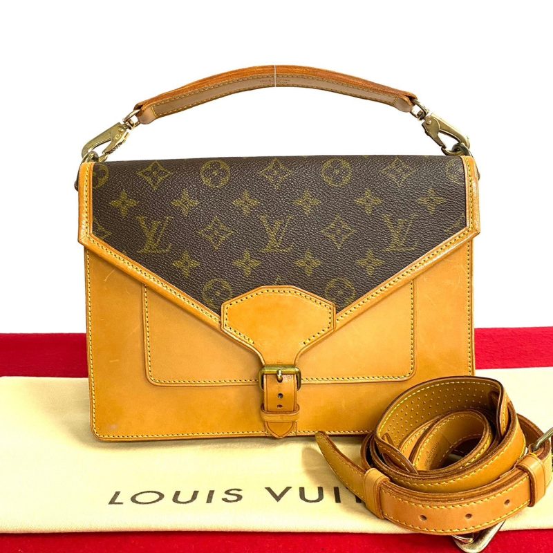 Louis Vuitton Vintage Monogram Leather 2way Bag - Barde