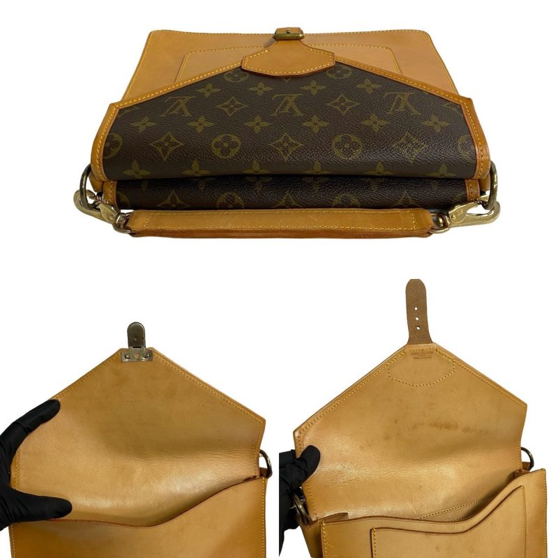 Louis Vuitton Vintage Monogram Leather 2way Bag - Barde - Image 9