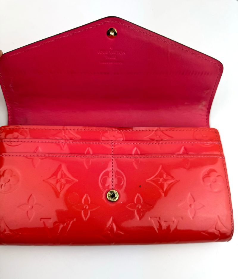 Louis Vuitton Vernis Sarah Wallet - Barde - Image 5