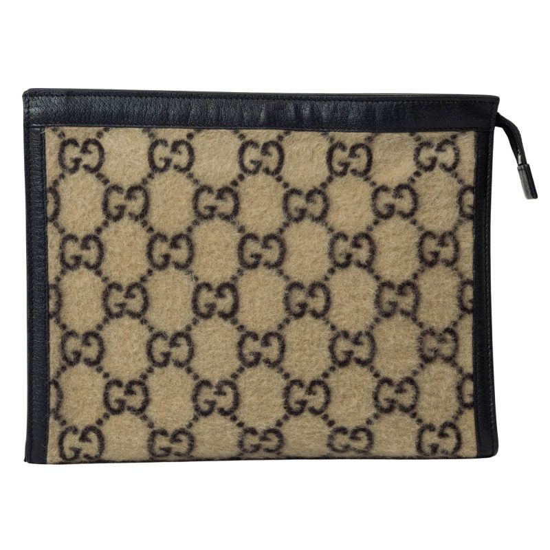 Gucci Gg Pattern  Wool Clutch Bag () - Barde