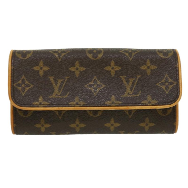 Louis Vuitton Pochette Twin  Canvas Clutch Bag - Barde