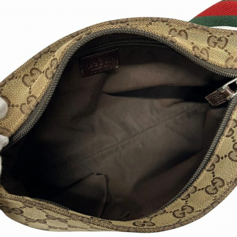 Gucci  Gg Canvas Leather Shoulder Bag (Pre-Owned) - Barde - Image 6