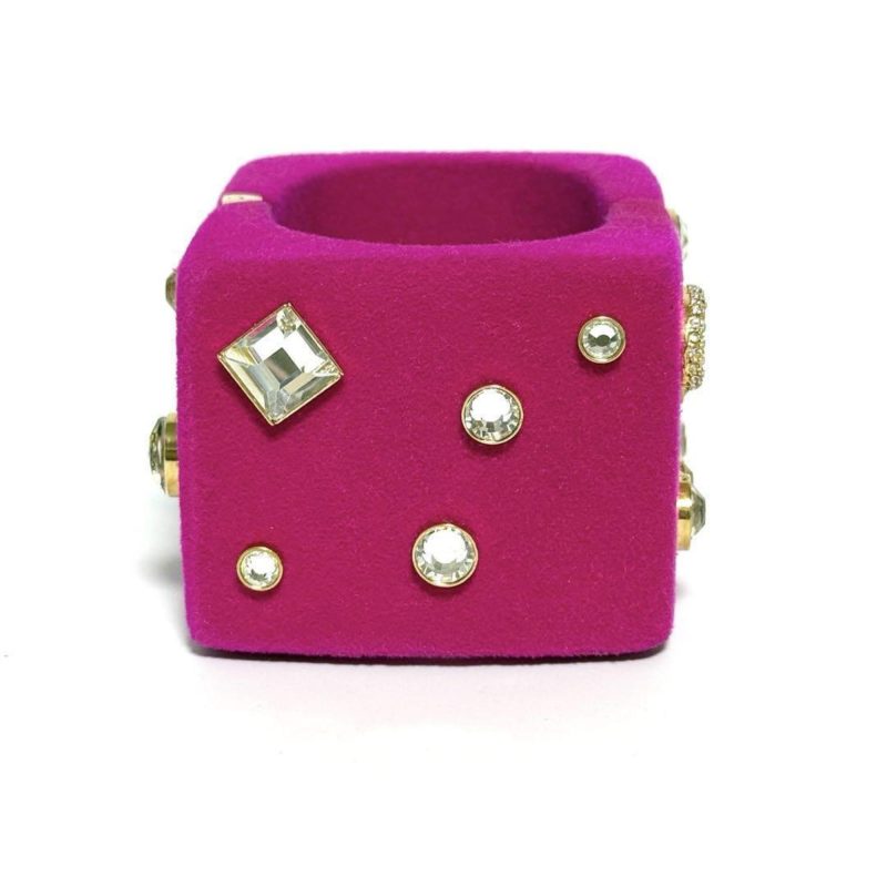 Gucci Metal Rhinestone Bangle (Pre-Owned) - Barde - Image 5