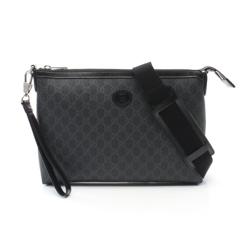Gucci   Pvc Coated Canvas Leather Shoulder Bag (Pre-Owned) - Barde