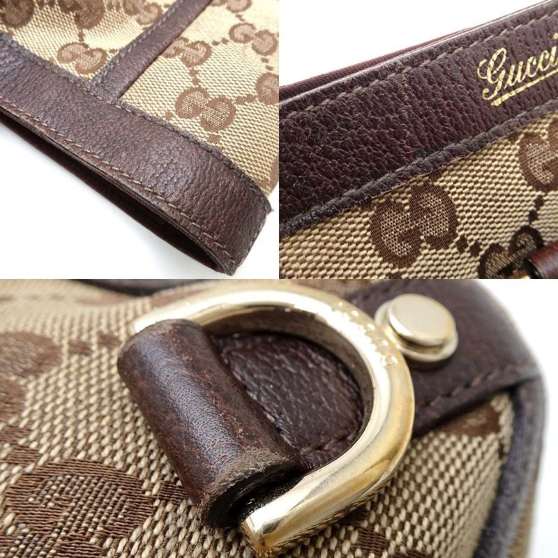 Gucci   Gg Canvas Leather Tote Bag (Pre-Owned) - Barde - Image 5