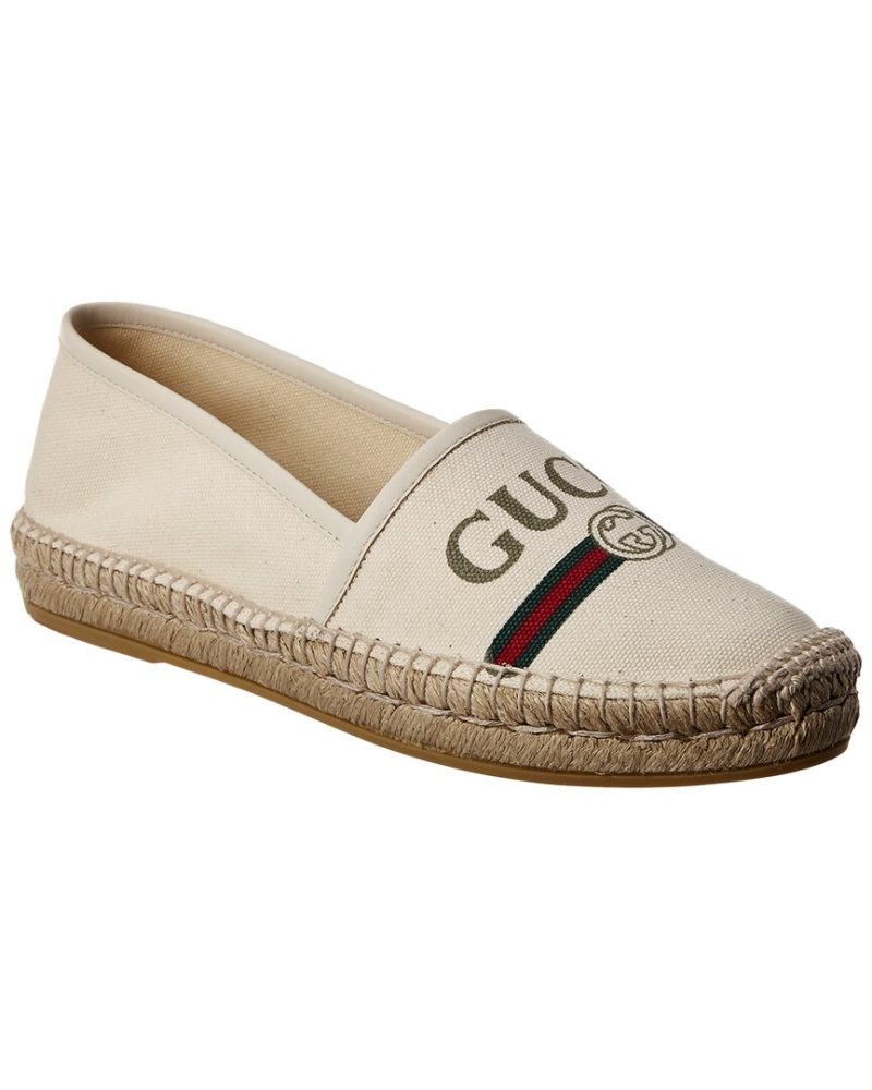Gucci Logo Canvas Espadrille - Barde