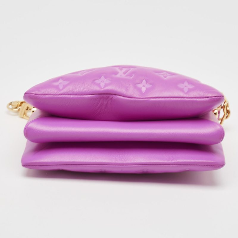 Louis Vuitton Orchid Monogram Embossed Leather Coussin Bb Bag - Barde - Image 4