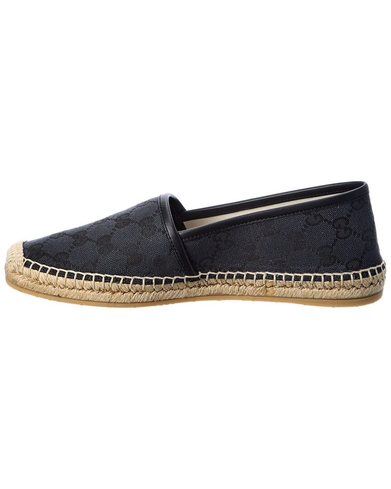 Gucci GG Canvas & Leather Espadrille - Barde - Image 2