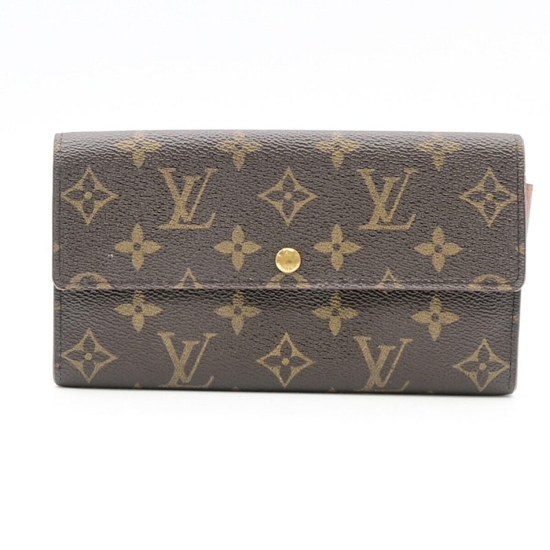 Louis Vuitton Portefeuille Long  Leather Wallet - Barde
