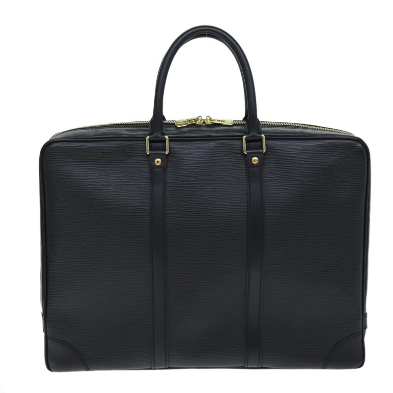 Louis Vuitton Porte Documents Voyage  Leather Briefcase Bag - Barde - Image 2