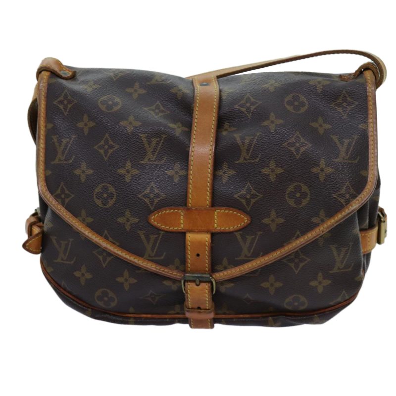 Louis Vuitton Saumur  Canvas Shoulder Bag - Barde