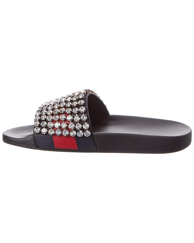 Gucci Crystal Rubber Slide - Barde - Image 2
