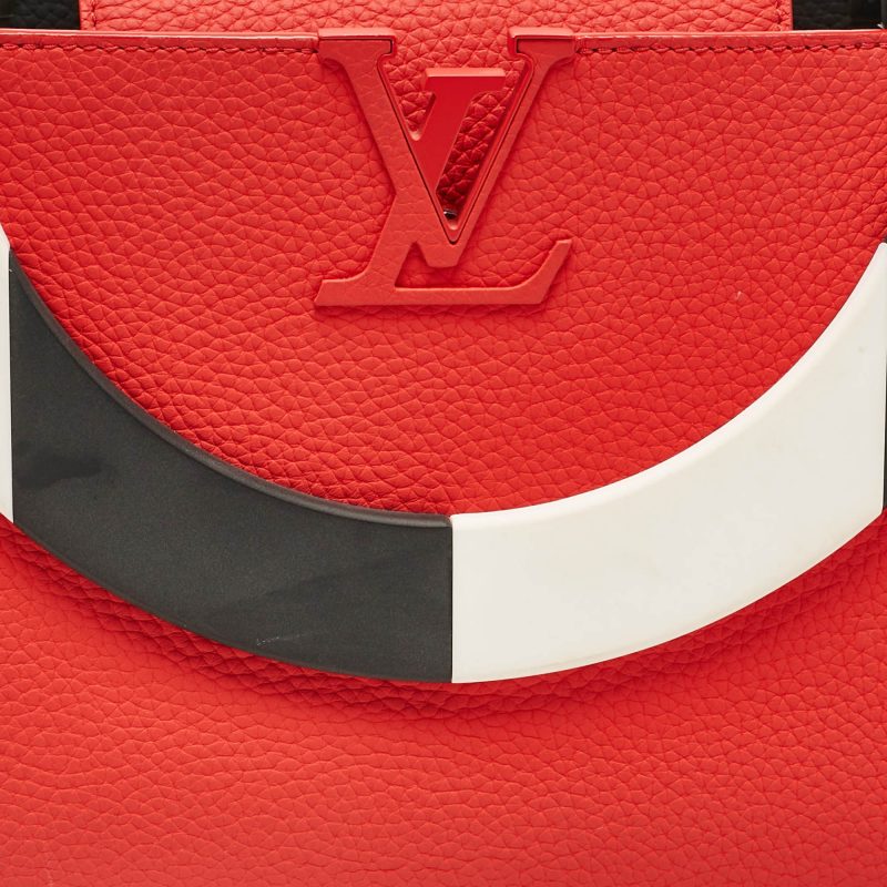 Louis Vuitton Red/black Taurillon Leather Artycapucines Mm Bag - Barde - Image 4