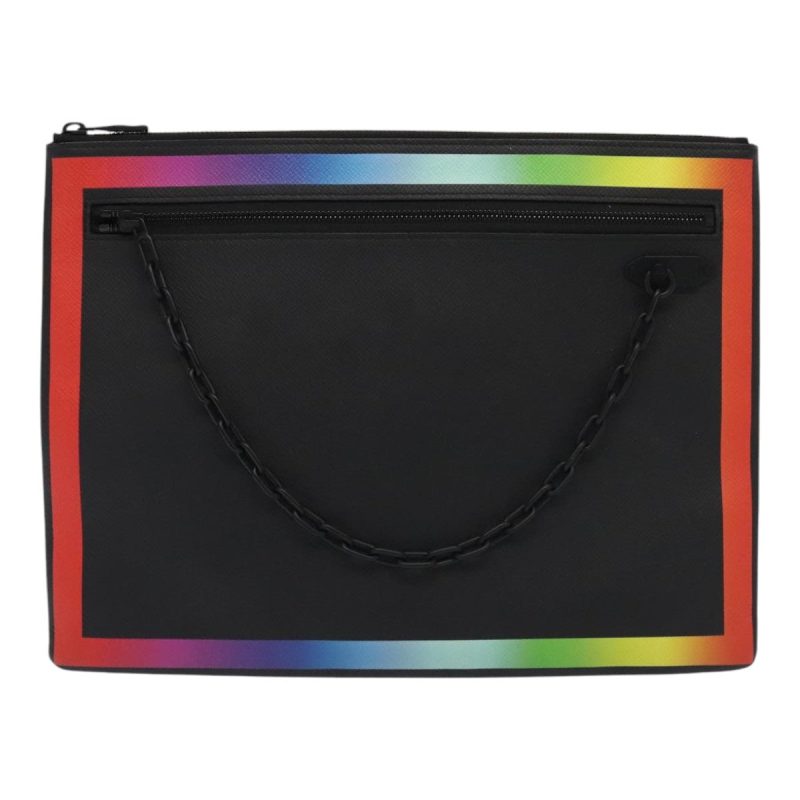 Louis Vuitton Pochette A4  Leather Clutch Bag - Barde